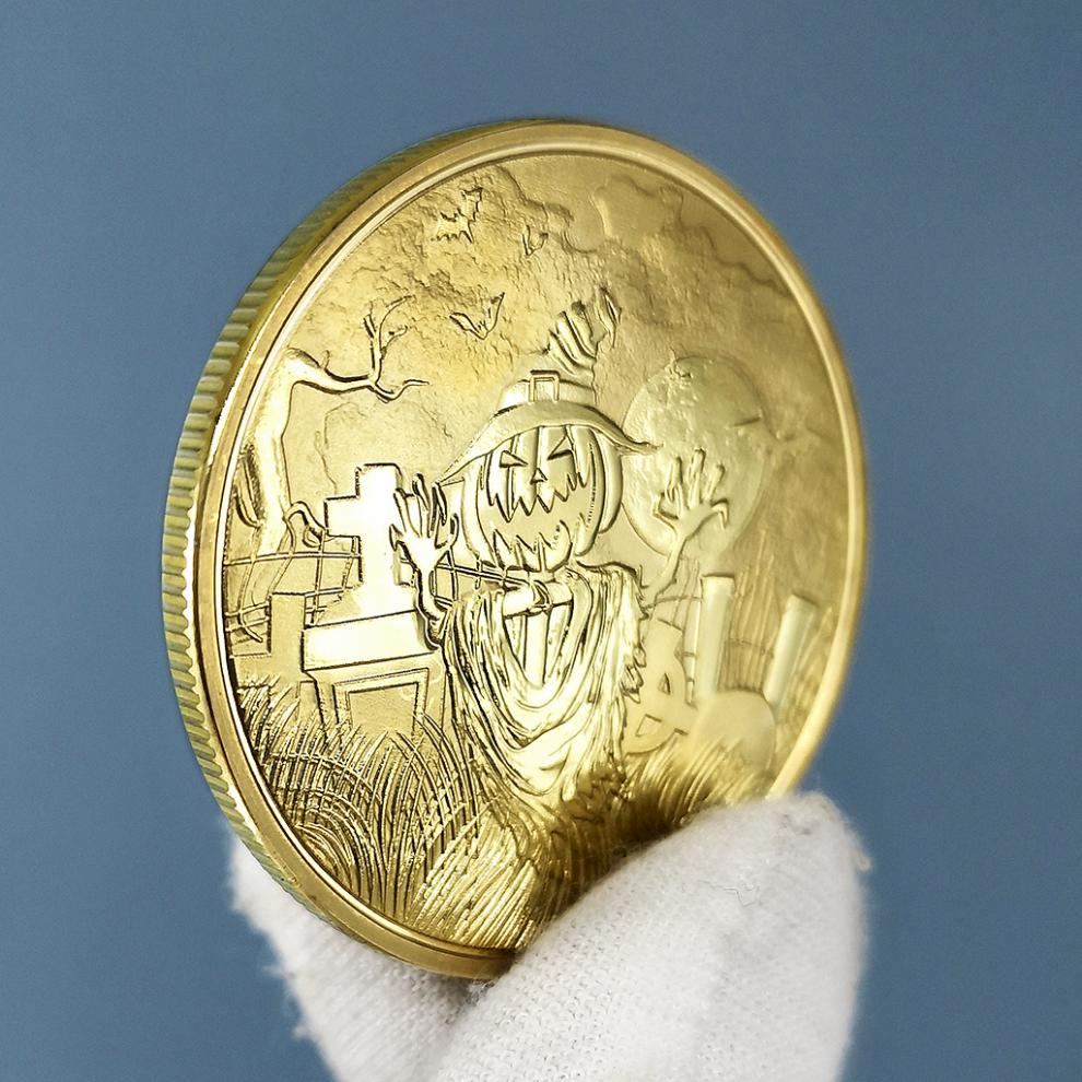 【happy halloween】万圣节糖果伴侣金币银币 儿童小礼品纪念硬币