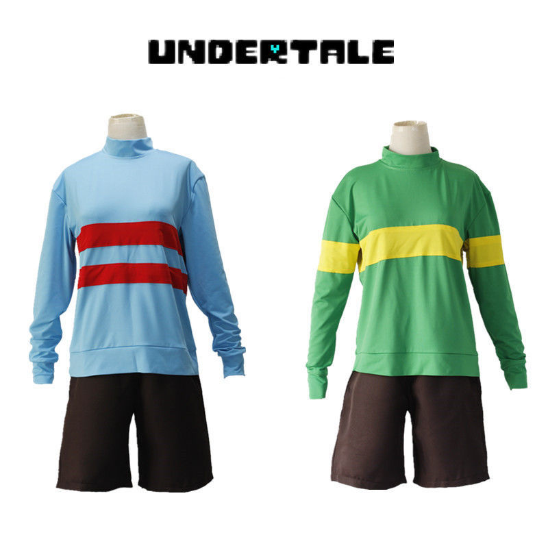 千易色传说之下undertale 服装frisk chara cos外套上衣sans (塑料