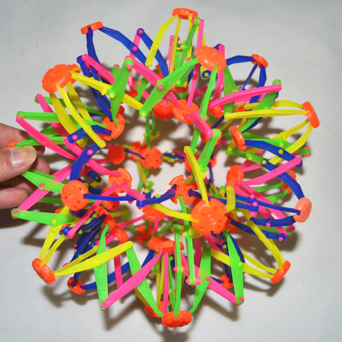 魔术伸缩球大号魔术球伸缩球手抓开花球变大变小球散花球创意球类玩具