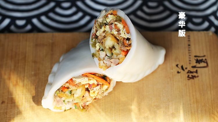 年前发顺丰嵌糕红烧肉油股煎蛋夹糕浙江温岭玉环特产美食6个带汤 6