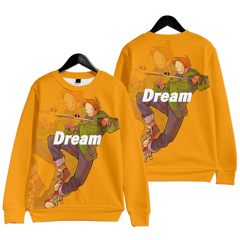 游戏欧美潮dream衣服长袖t恤周边dreamwastaken同款男女圆领卫衣 印象