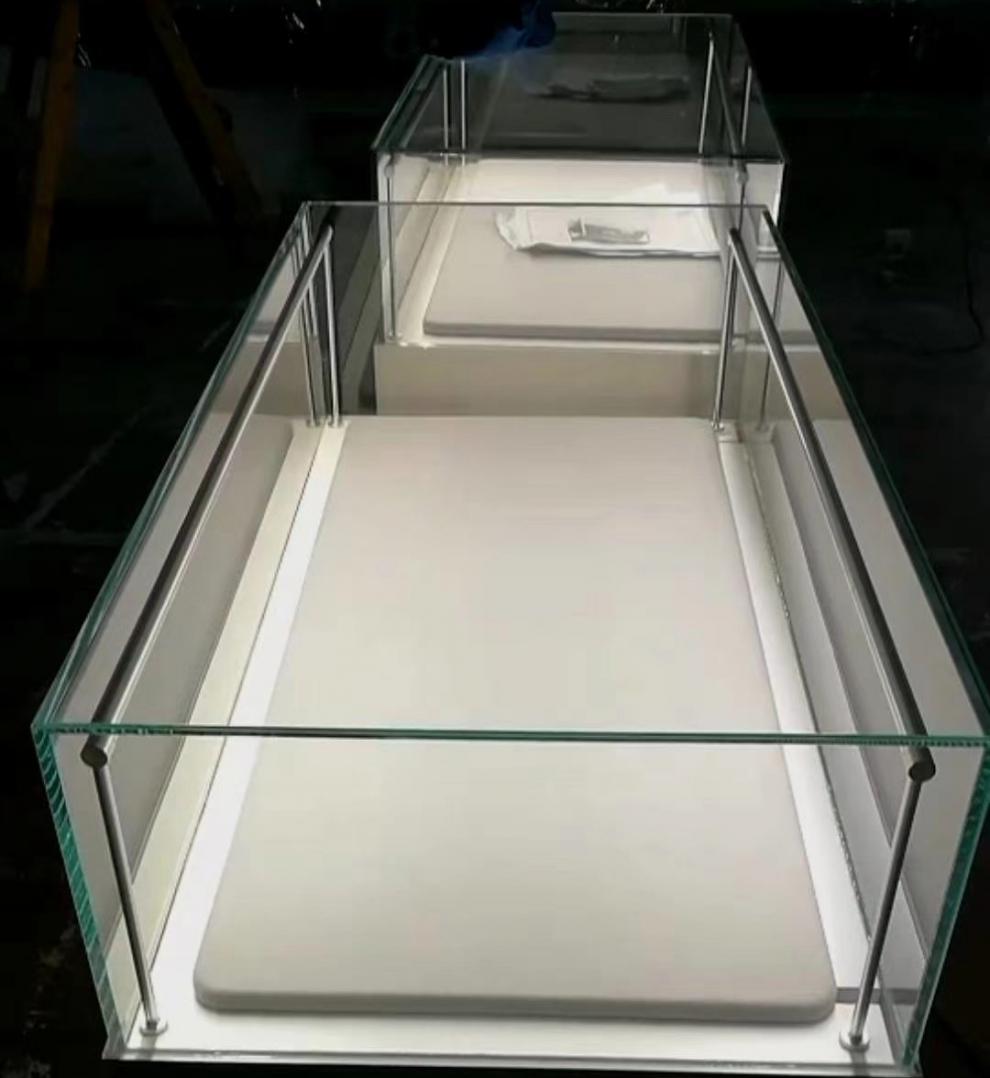 柜台新款中国大陆展柜射灯直高显指博物馆珠宝灯文玩立杆灯定制弧形