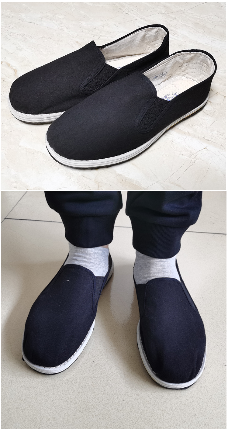 千层底布鞋男耐磨透气轮胎底单鞋老北京经典款精品3520布鞋43