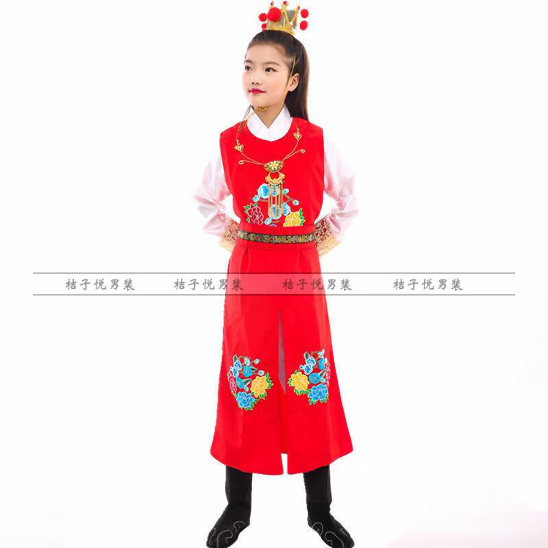 桔子悦 新款贾宝玉抖音红楼梦服装男童古装汉服舞台服戏曲演出服2022