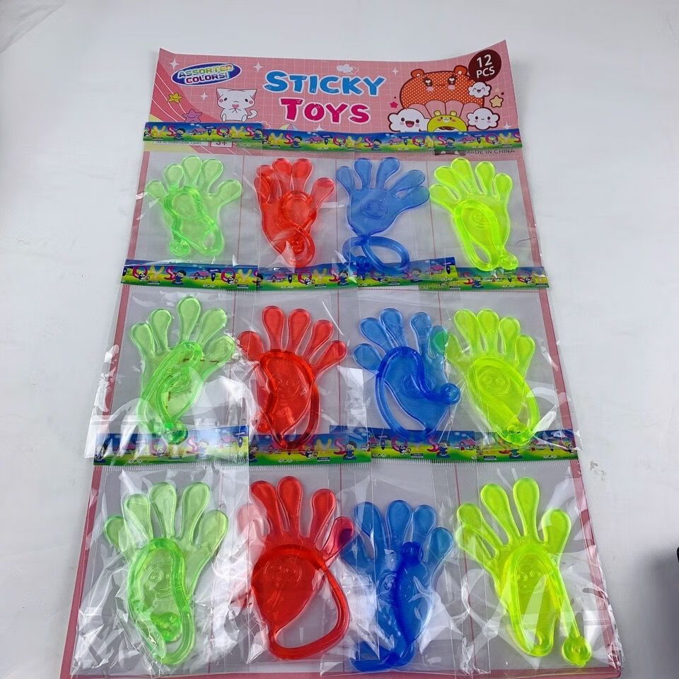 粘粘手掌玩具弹性大号粘手掌儿童伸缩粘性粘墙玩具创意整蛊无聊发泄
