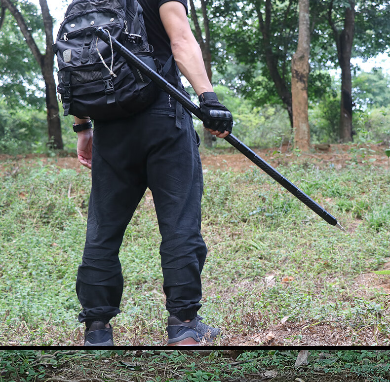 小米(mi)生态通用6015户外登山杖刀野外多功能折叠手杖爬山徒步