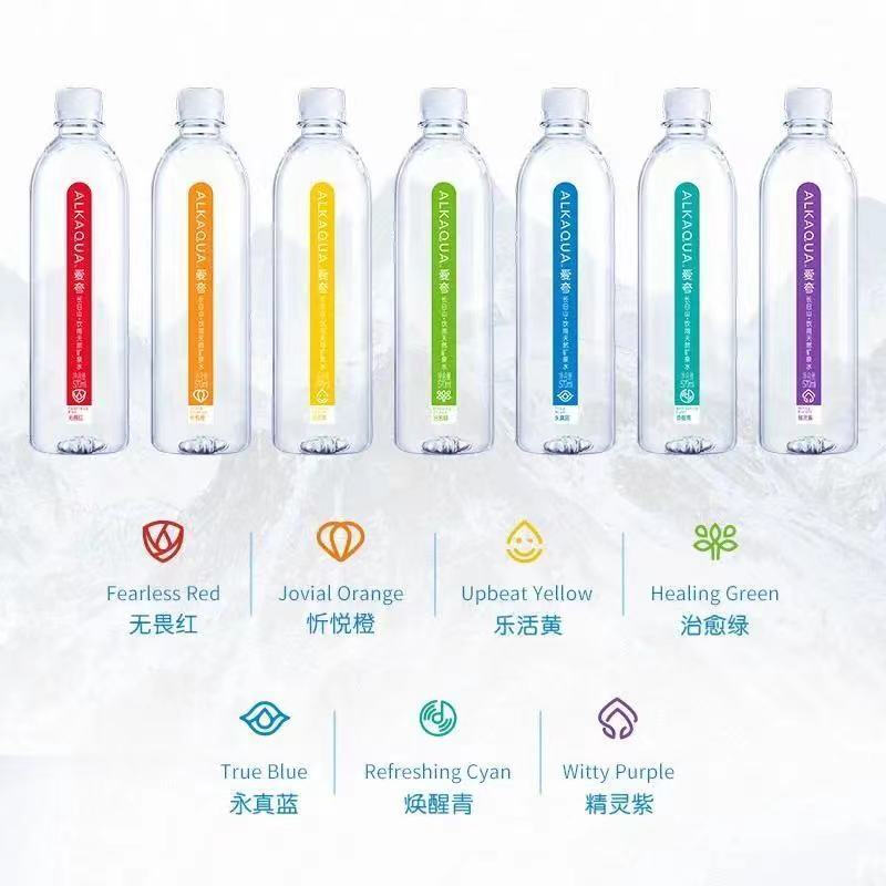 统一爱夸矿泉水570ml*15瓶整箱长白山天然饮用水 爱夸水570ml*15瓶装