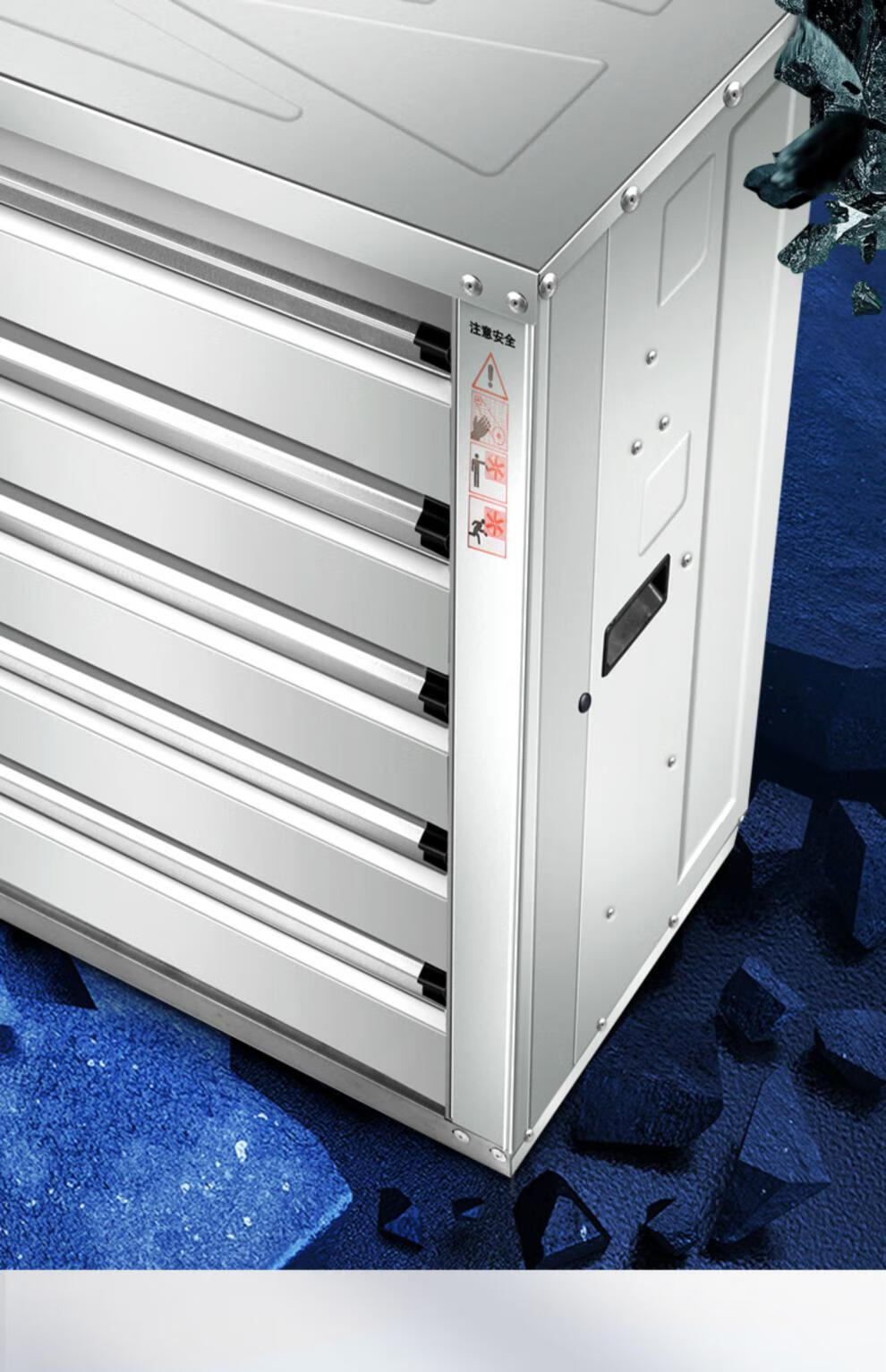 百叶窗排风扇猪场抽风机厨房商用养殖用换气扇厂房强力加厚200型220v