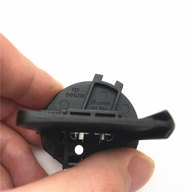 适用于大众高尔夫6高尔夫7途安尚酷夏朗近光大灯灯座底座h7近光灯泡