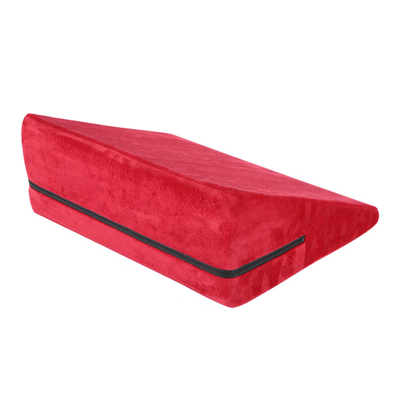 情趣三角枕枕爱爱辅助夫妻玩具性成人用品体位垫红色三角枕小号纸盒
