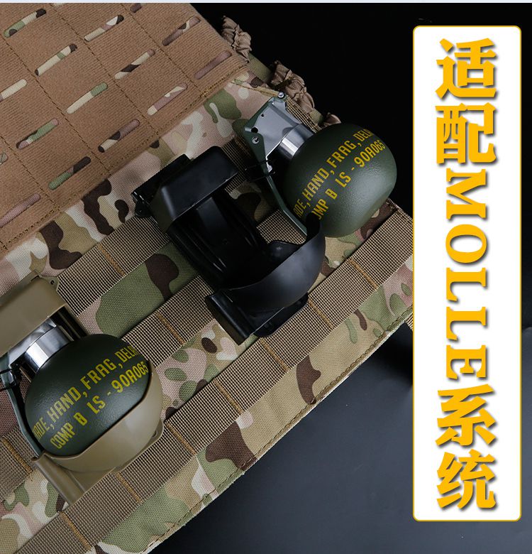 m18兒童吃雞玩具軍迷cos影視裝扮道具 黑色套裝(煙霧v彈 外殼套)