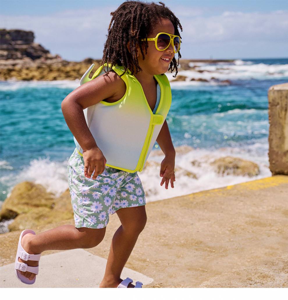 救生衣儿童学游泳澳洲sunnylife22春夏儿童浮力背心救生衣泳圈学游泳