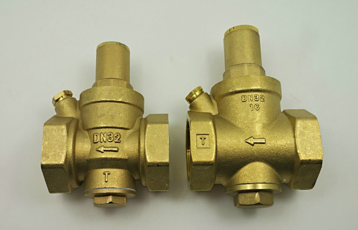 家用自来水阀门铜减压阀dn15202532405046分1152寸铜减压阀4分中体