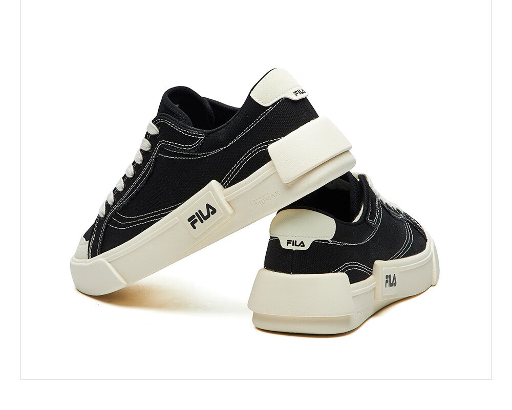 斐乐(fila) fusion斐乐男鞋pop帆布鞋潮牌男子潮流板鞋街拍运动休闲鞋