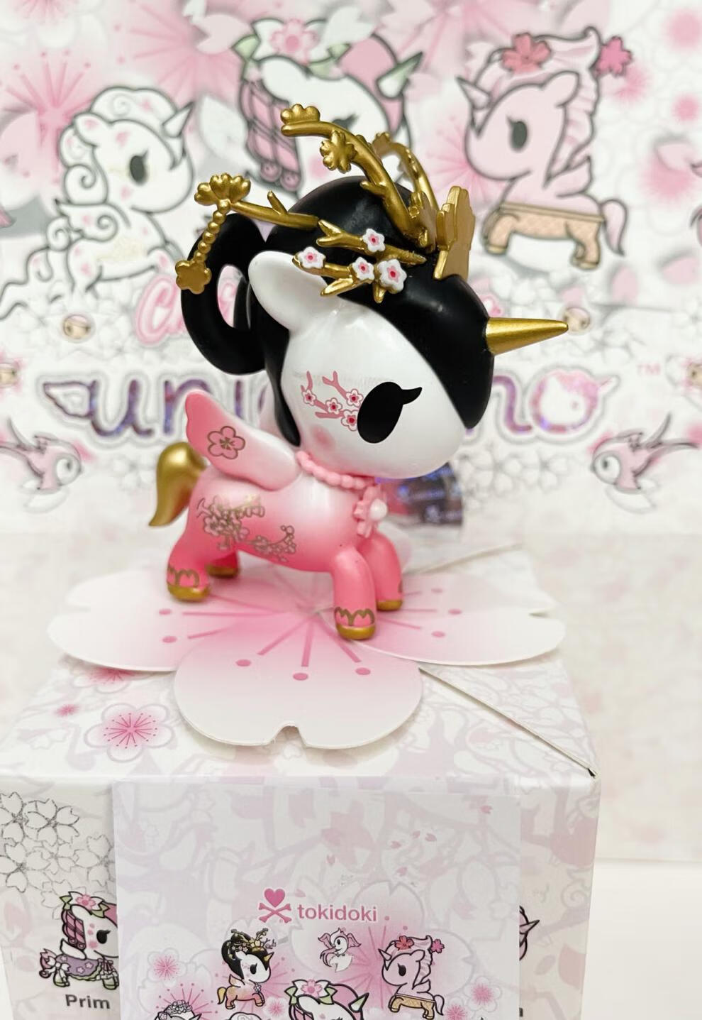 独角兽盲盒樱花系列 okidoki淘奇多奇樱花独角兽系列第二季盲盒 初樱