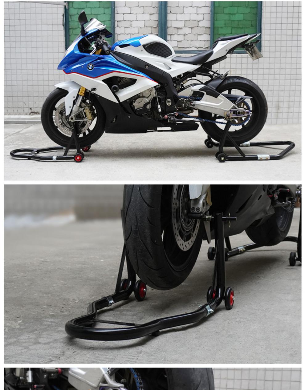 工马 摩托车起车架机车前后轮驻车架支撑器起落架保养升降维修工具 前