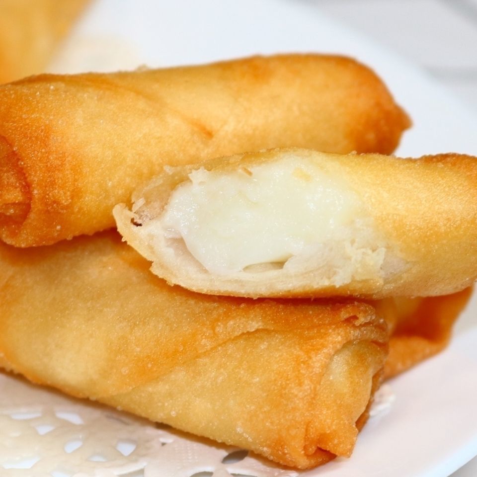 上海可发 脆皮炸鲜奶210g炸牛奶半成品酒店下午茶港式甜点心油炸小吃