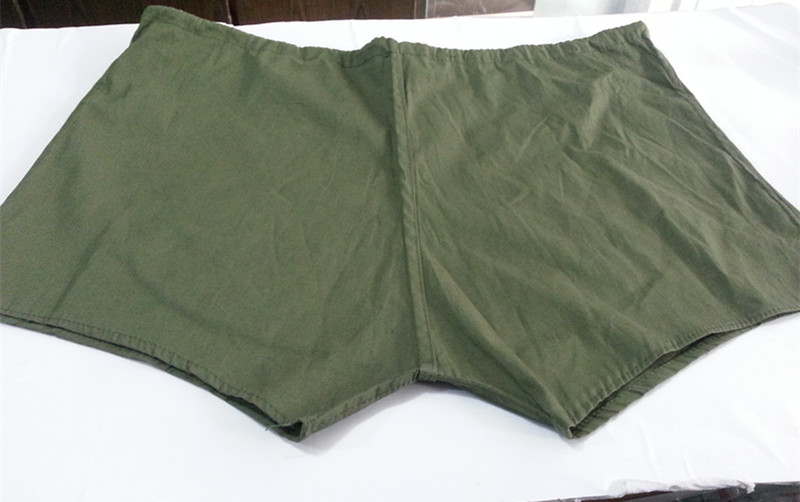 小鸢八一老式内裤棉八一棉布裤衩军绿大平角裤老人棉男高腰老式棉宽松