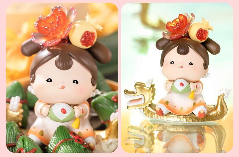 故宫格格盲盒 故宫文创饱格格花神系列盲盒潮玩少女心可爱摆件公仔