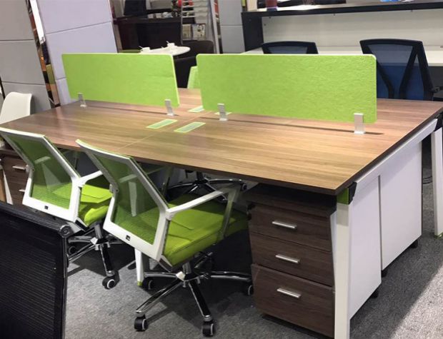 名仕匠人 办公桌上挡板隔断办公桌屏风挡板桌子隔板吸音屏风桌面隔断