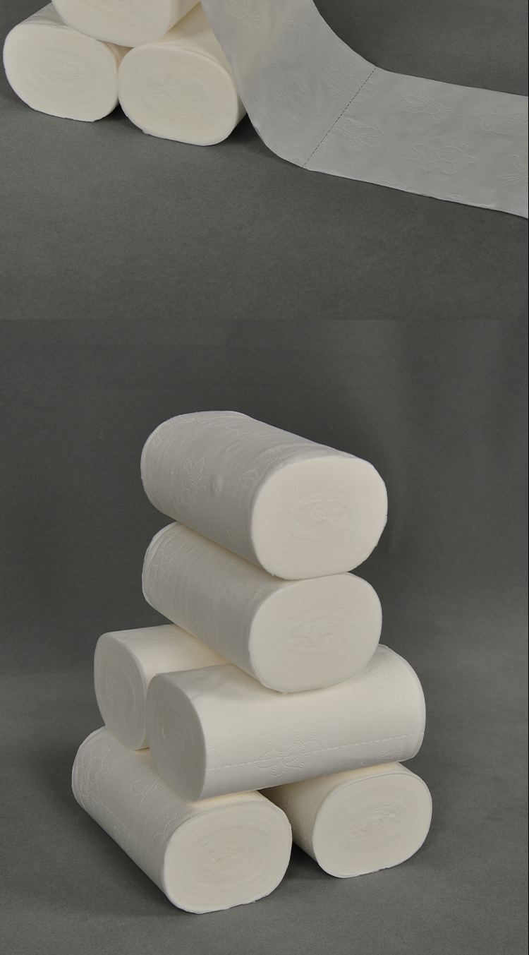 卫生纸卷纸巾10斤60卷5层加厚实惠装家用原木浆厕所卷纸10斤60卷买了