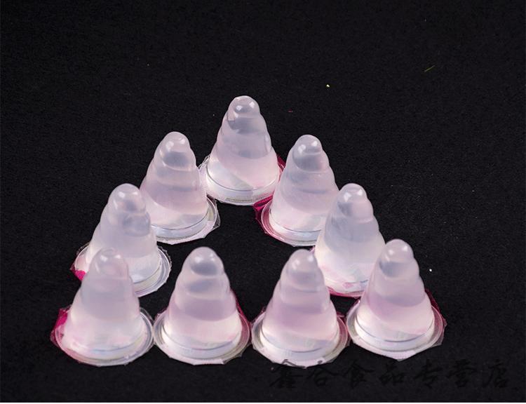 果冻情趣 螺旋果冻尖头果冻酒店沐浴弹性好韧性强 50个果冻【图片