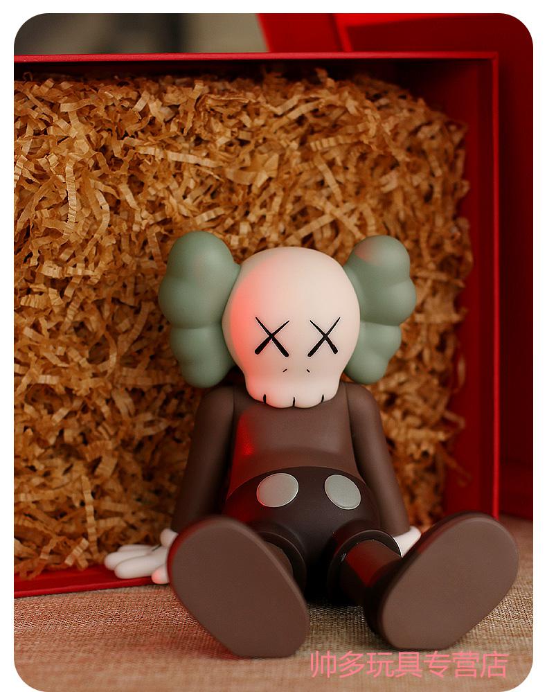 迪士尼联名kaws公仔芝麻街车载摆件蛋糕玩偶暴力熊潮流模型情人节礼物