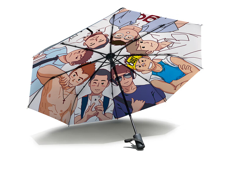 满头大汉伞 满头大汉伞晴雨个性自动太阳伞2020创意男两用满头大汗