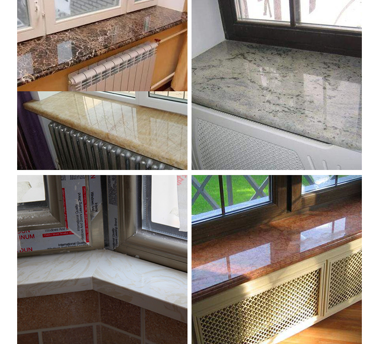 飘窗台面石英石大理石台面定做过门石门槛石石英石飘窗人造天然大理石