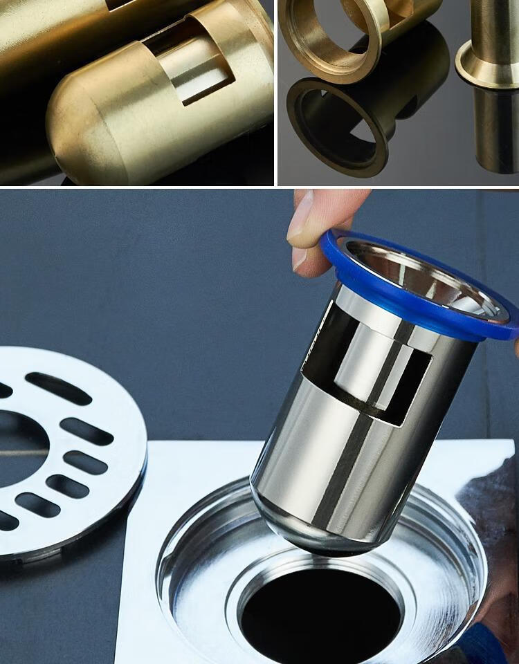 下水道口封堵厕所地漏止逆阀臭堵臭器反水逆止阀水封止回阀 【abs塑料