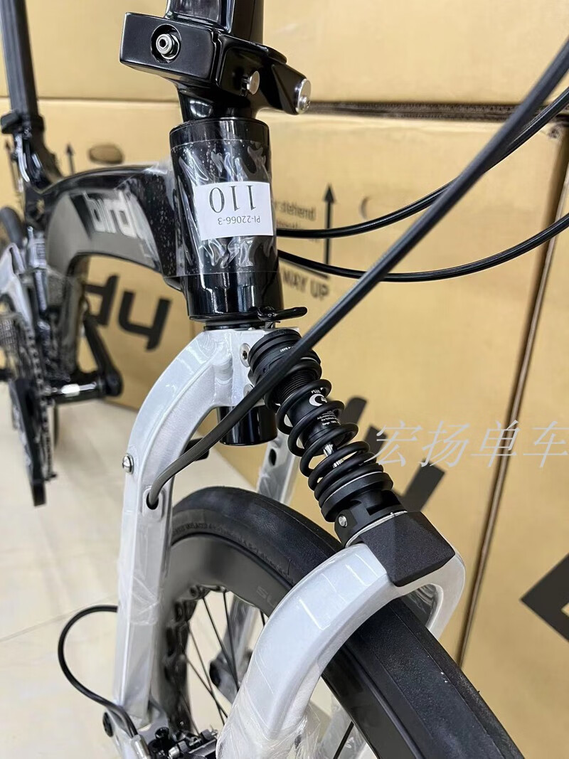 birdy折叠车德国鸟车代理 birdy r20 飊速款 406 碟刹折叠自行 银红