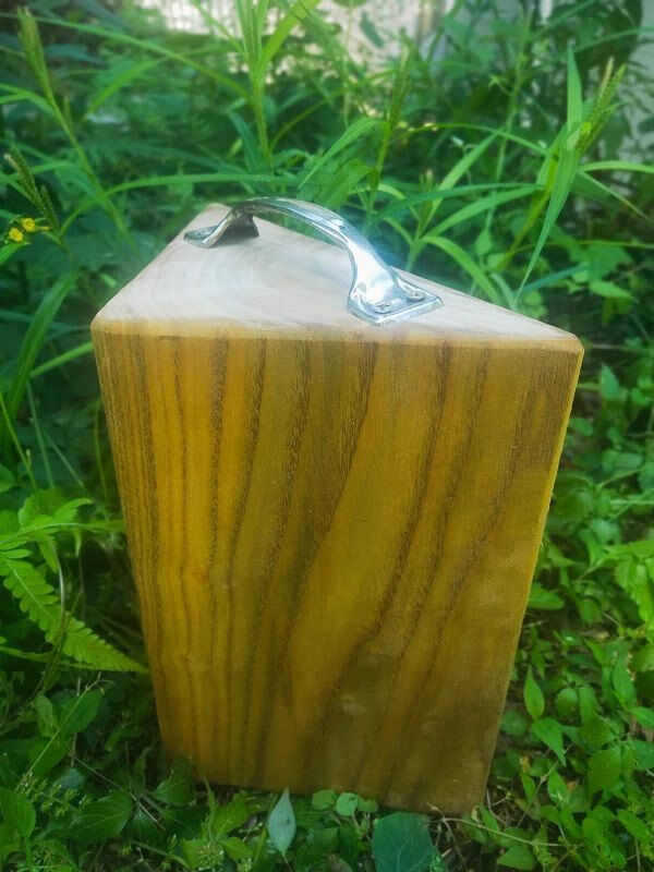 三角木挡车器实硬木汽车三角木停止退器大小货车防滑溜坡档轮胎停车