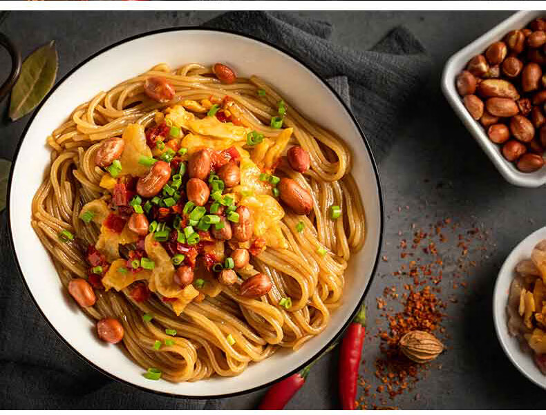 霸蛮酸萝卜猪油拌粉9盒 湖南特产老长沙特色美食寝室速食早餐米粉