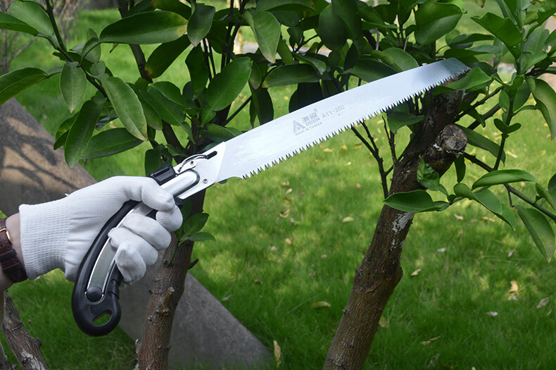 快速折叠手工锯野营伐木锯木工锯子果树锯园林工具迷你小166cm锯刃