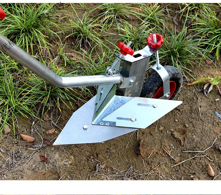 优格手拉犁人工小型开沟农用翻土松土起垄器翻地机耕地机开荒工具手拉