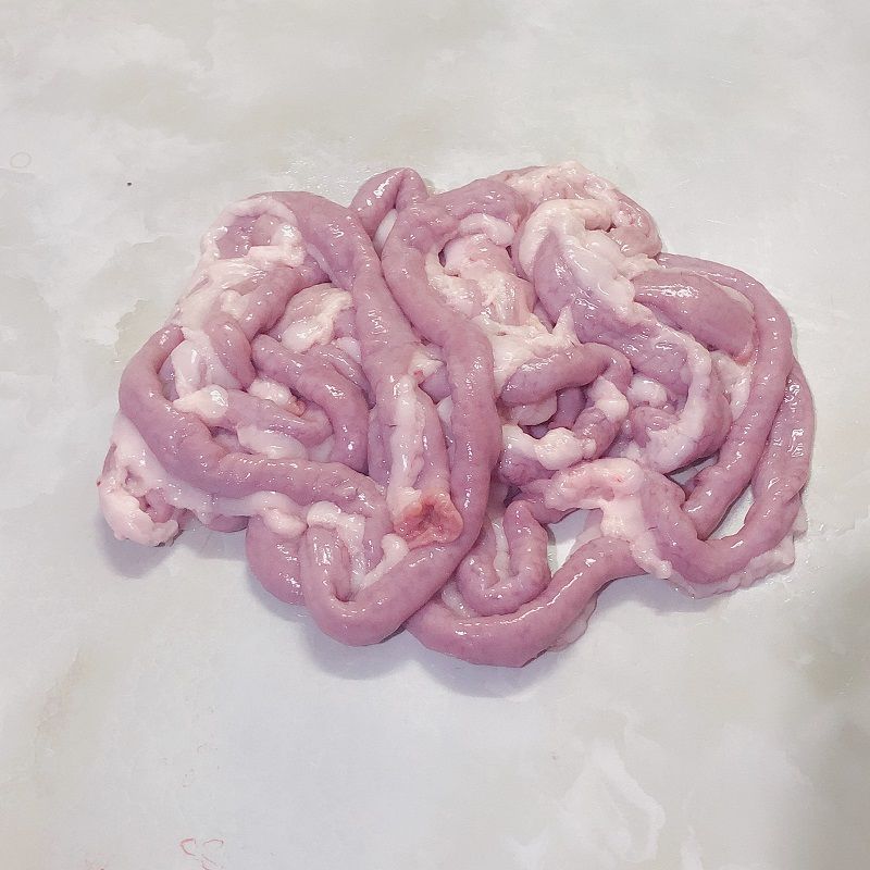 新鲜猪粉肠阿豪人家猪天天新鲜人家猪土货带油猪粉肠猪小肠苦肠发省外