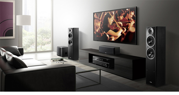 进口雅马哈音响yamaha/雅马哈 ns-f51/f71/p51落地家庭影院音箱环绕