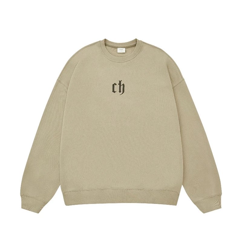 【jd优选】cb卫衣基础款字母印花情侣装圆领春秋款季男士连帽ins潮牌