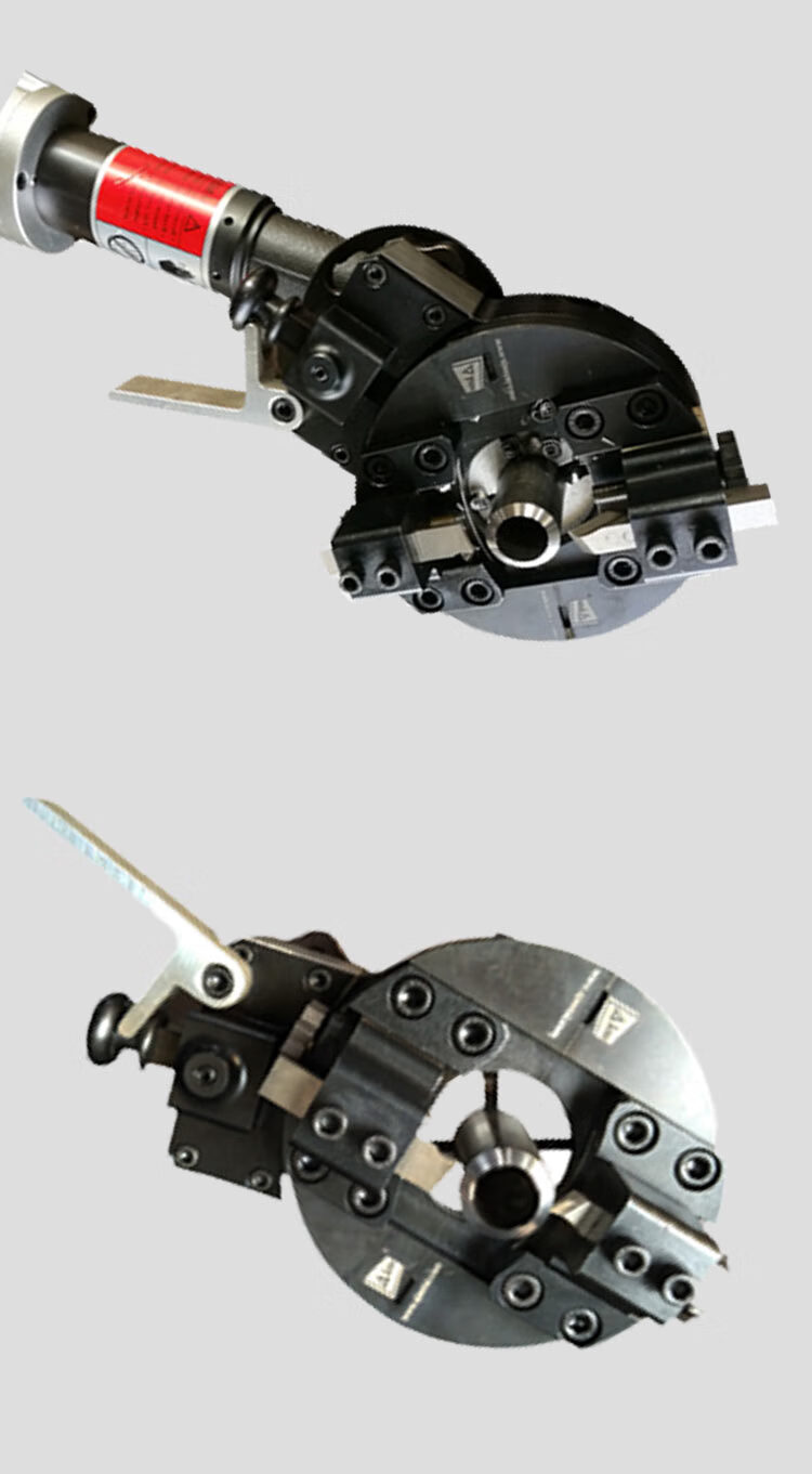 小型切管坡口机外夹式不锈钢管澳太电动两用轻便型管道切割一体机本