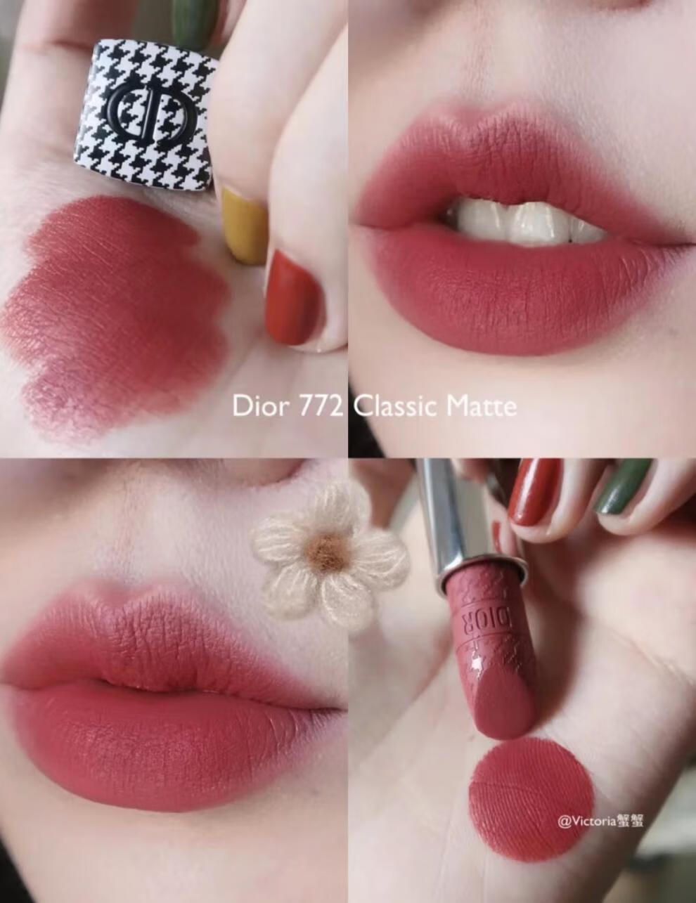 现货千鸟格纹口红999772720975312圣诞限定2022限定千鸟格100馈手提袋