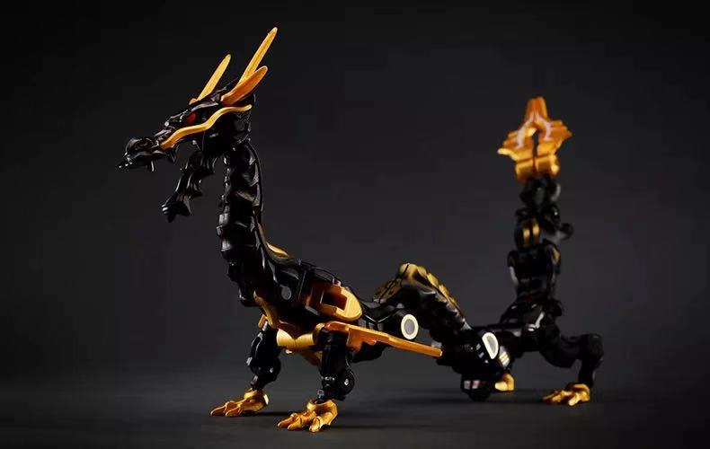 52toys猛兽匣限定52toys猛兽匣匣中华龙玄龙黑龙限定动物机甲潮玩模型