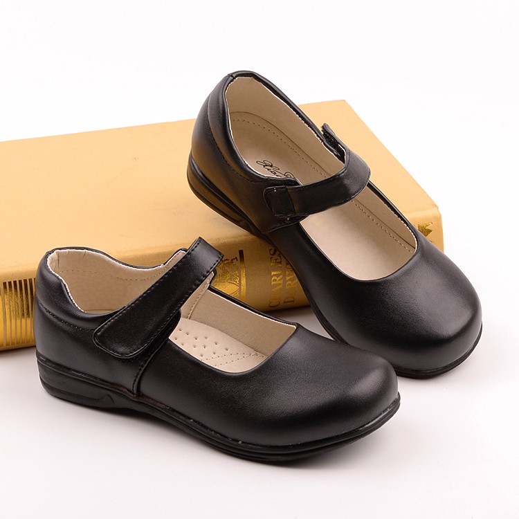 中学女生皮鞋女童黑色公主鞋小学生舞蹈鞋儿童合唱表演出鞋可搭配校服