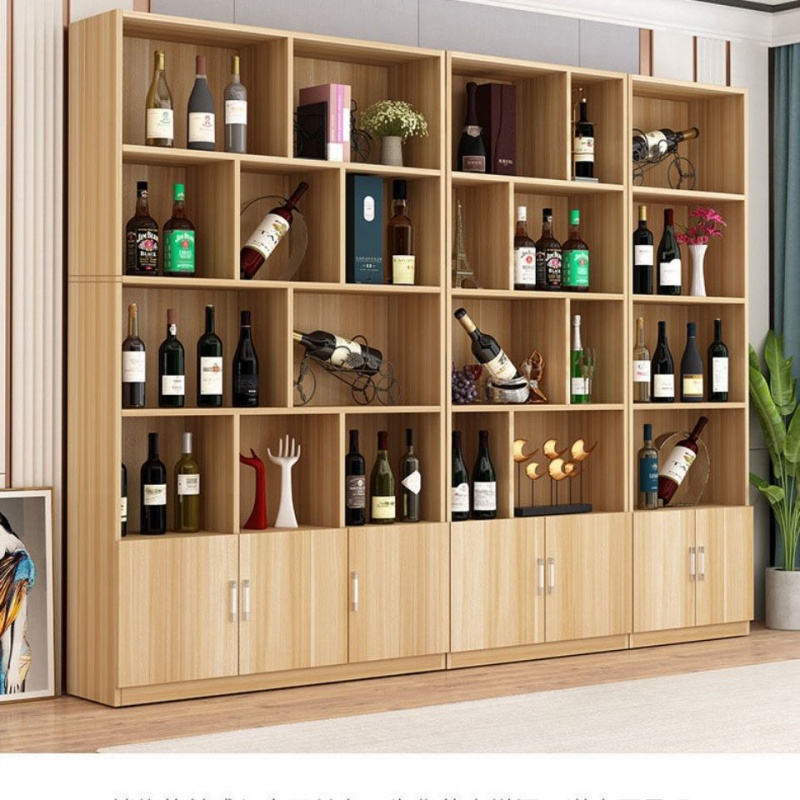 米朗豪红酒柜展示柜客厅隔断展示架酒架茶叶家用酒柜落地柜陈列烟柜