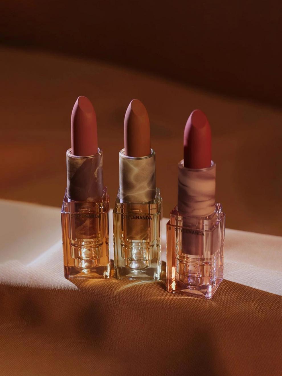 3ec琥珀水波透明口红丝绒哑光雾面显白unstainedred送女友现货sensual