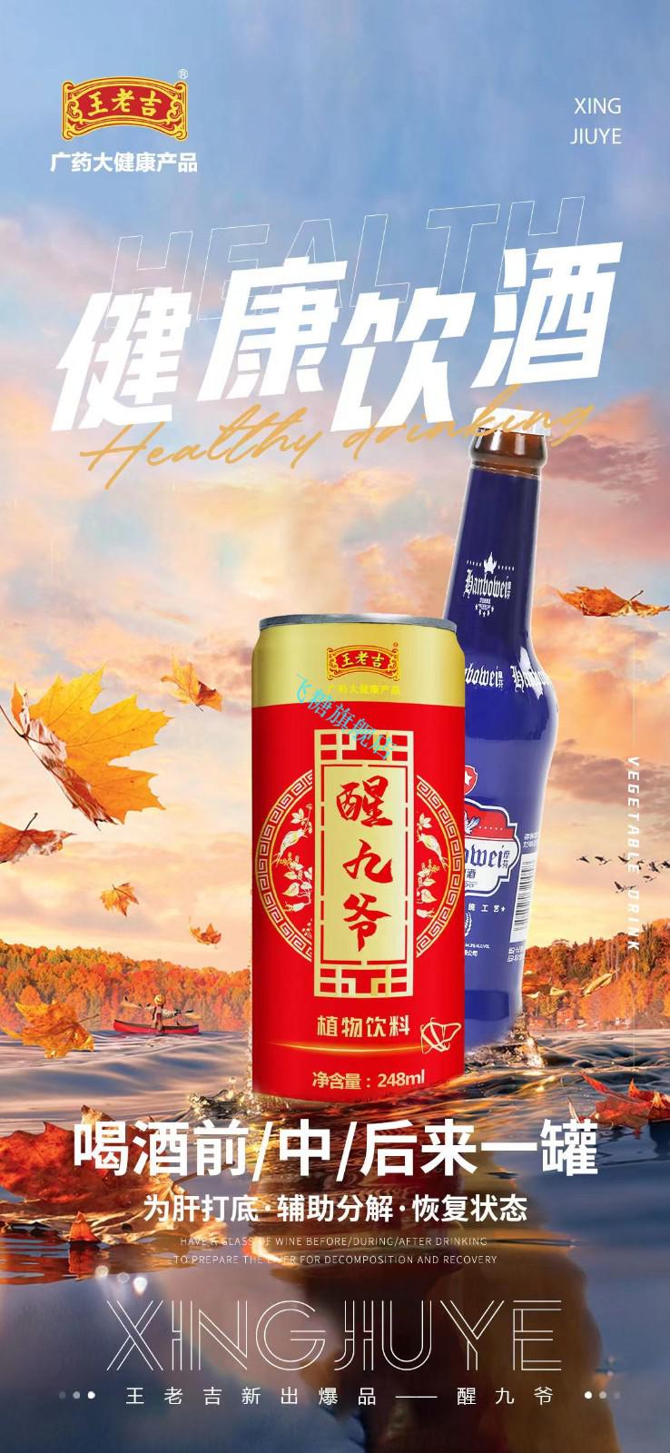 王老吉 醒九爷饮料 248ml/瓶 1件24瓶【图片 价格 品牌 报价-京东