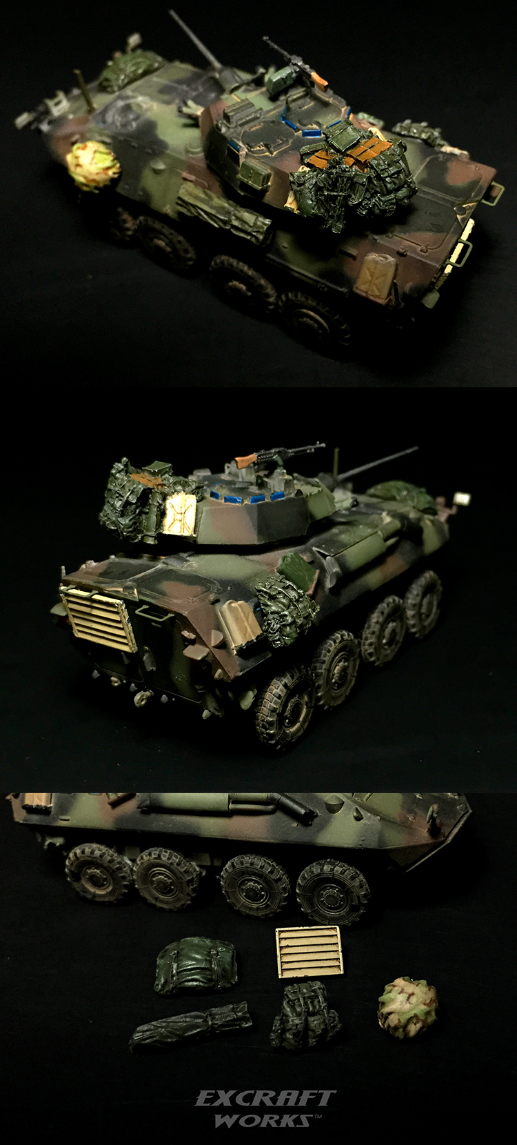 excraft works 1/72 美國海軍陸戰隊 lav-25裝甲車 lav25步兵戰車 b款