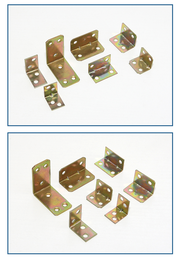 定制小号直角角码4孔l型角码支架家具连接件90度角码角铁层板托架配件
