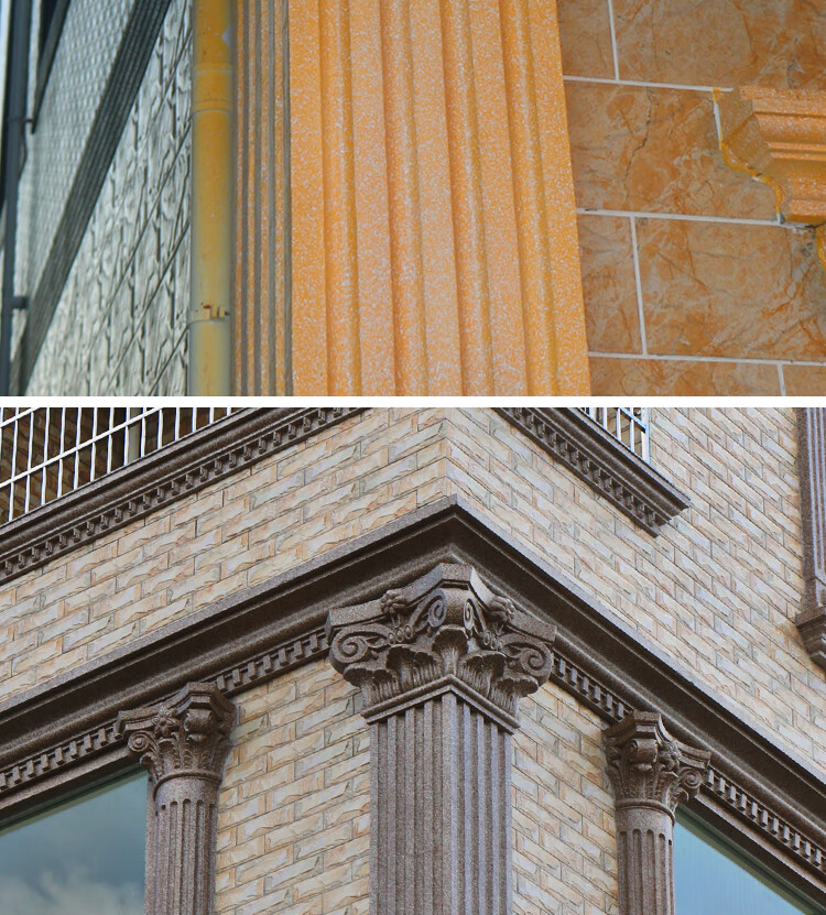 水泥柱子方形墙角柱建筑模板贴墙柱方柱头方柱脚25公分标配高度见详情