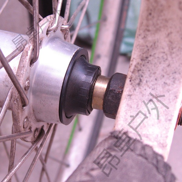 骑行运动 自行车配件 争俊 山地车改装轴后轮轴承轴滚珠花鼓改轴承
