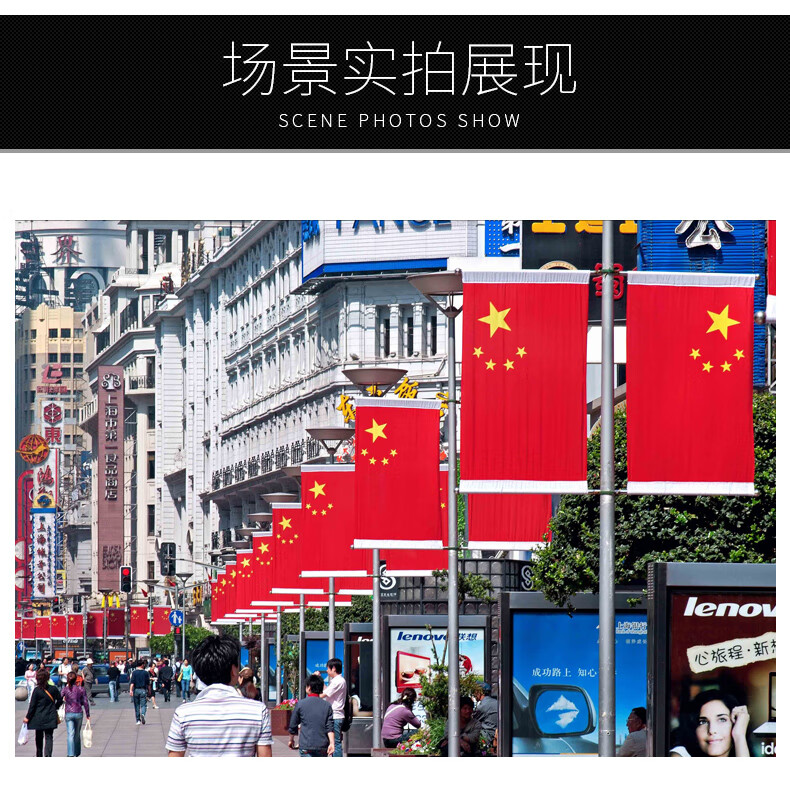 路灯杆双面 国庆灯杆 路灯旗杆党旗 马路电杆4号5号五星红旗灯杆支架
